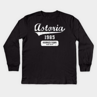 The Goonies Astoria 1985s 80s Movies Kids Long Sleeve T-Shirt